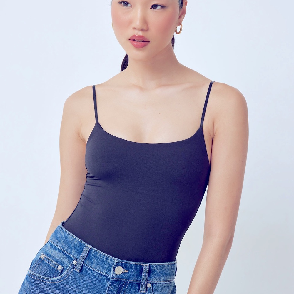 ZARA POLYAMIDE SPAGHETTI STRAP CAMISOLE